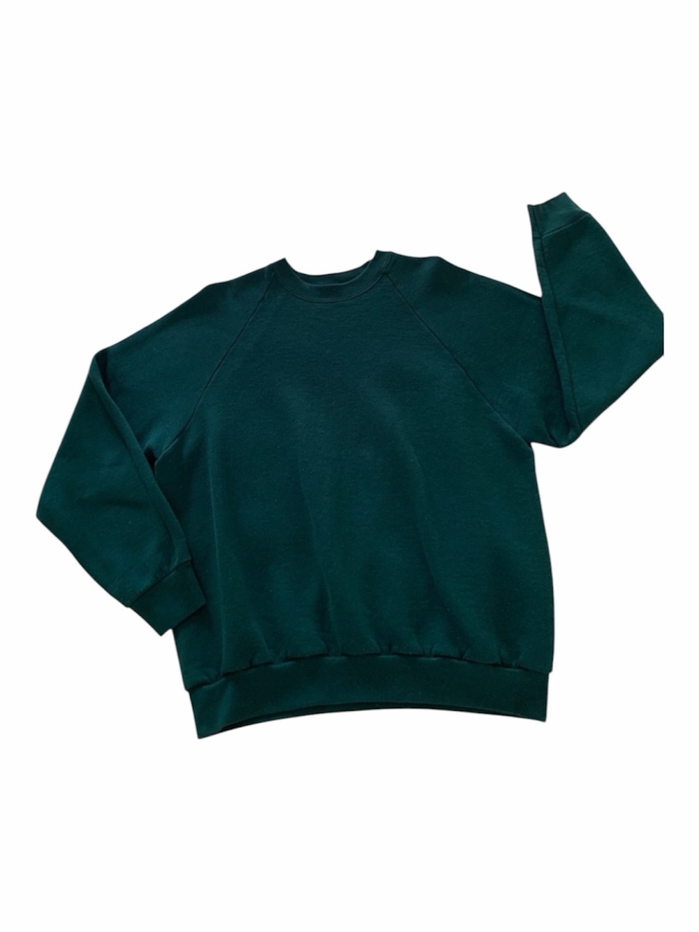 Vintage Fruit of the Loom Men’s Large Green Crewneck Sweatshirt 90s USA